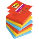 Karteczki samoprzylepne Post-it® Super Sticky Z-Notes, kolekcja PLAYFUL, 76x76mm, 6 x 90 karteczek