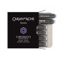Naboje CARAN D'ACHE Chromatics Idyllic Blue, 6szt., niebieskie