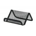 Stojak na wizytówki metal siatka 95x75x45mm KF0472 Q-CONNECT czarny KF04728