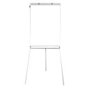 Flipchart na trójnogu MEMOBE, suchościeralny magnetyczny BASIC, 70x100xh180 cm