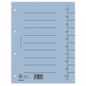 8610001-10 Przekładka DONAU, karton, A4, 235x300mm, 1-10, 1 karta, niebieska