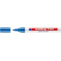 Marker lakierowy / olejowy połyskujący 750 z okrągłą końcówką 2-4mm Edding niebieski 