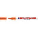 Marker lakierowy / olejowy połyskujący 750 z okrągłą końcówką 2-4mm Edding pomarańczowy