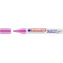 Marker lakierowy / olejowy połyskujący 750 z okrągłą końcówką 2-4mm Edding różowy