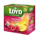 Herbata Loyd maliną i cytryna piramidki 20t