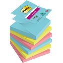 Karteczki samoprzylepne Post-it® Super Sticky Z-Notes, kolekcja COSMIC, 76x76mm, 6 x 90 karteczek