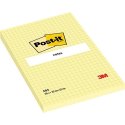 662 Karteczki samoprzylepne (bloczek) w kratkę XXL 102 x 152 mm (100 kart.) Post-it - żółty