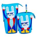 Piórnik saszetka wysuwana, Cool Gang - Volt, niebieski, Happy Color