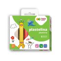 Plastelina szkolna okrągła, 6 kolorów Happy Color