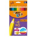 933960  BIC Kids Super Soft Kredki ołówkowe Pudełko 12+1szt