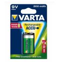 Akumulator 6F22 200 mAh 9V Varta