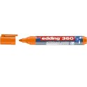 Marker do tablic suchościeralnych 360 okrągła końcówka 1,5 - 3 mm Edding   pomarańczowy