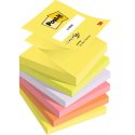 Karteczki samoprzylepne POST-IT Z-Notes, 76x76mm, 6x100 kart., mix kolorów neonowych