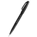 Pisak pędzelkowy SES15C czarny kaligrafia Pentel