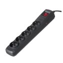 Listwa przeciwprzepięciowa Activejet 5gn/3m/cz (10A; 2300W) 3m; kolor czarny