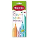 Pisaki Colorito Fibracolor Pastel (6 szt.) 