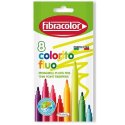 Pisaki Colorito Fibracolor Fluo (8 szt.) 