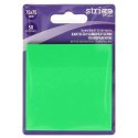 Karteczki samoprzylepne przezroczyste 75 x 75 mm (50 karteczek) STRIGO neon zielony