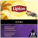 Herbata Discovery Collection w piramidkach LIPTON czarna chai 20 piramidek