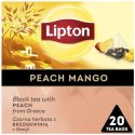 Herbata Discovery Collection w piramidkach  LIPTON czarna Peach Mango brzoskwinia i mango 20 piramid