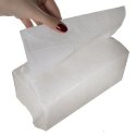 Ręczniki papierowe ZZ (w foliowej owijce z perforacją) białe celuloza 2-w /20x150 listków/ Smartline