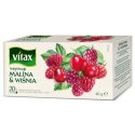 Herbata VITAX Inspiracje malina i wiśnia 20szt