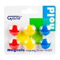 Magnesy CM-20mm / GR-620 blister (6 szt.) Grand