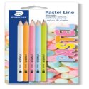 Staedtler, Ołówek sześciokątny Norica Pastel Line, HB, 5 szt. S 130 43 BK5P1