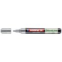 Marker olejowy na bazie wody edding 50 Ecoline okrągła końcówka 2-3 mm srebrny