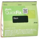 Plastry z tkaniny PLUM QuickFix Black, wkład, 45 szt.