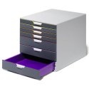 7607 Pojemnik z 7 kolorowymi szufladami Varicolor Durable