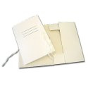 Teczka wiązana biała 221x320 z liniami 300g 1824-331-022 Warta 