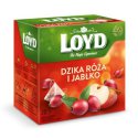 Herbata Dzika Róża z Jabłkiem – 20 torebek piramidki LOYD 
