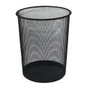 KF00871 Kosz na śmieci metalowy 19L czarny Office Set Q-CONNECT