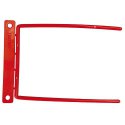 Klips archiw. D-Clip Q-CONNECT czerwony KF02281