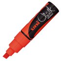 PWE-8K Marker kredowy ścięty Chalk UNI czerwony