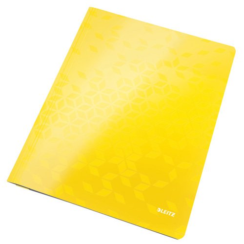 3001 Skoroszyt kartonowy WOW Leitz żółty 30010016