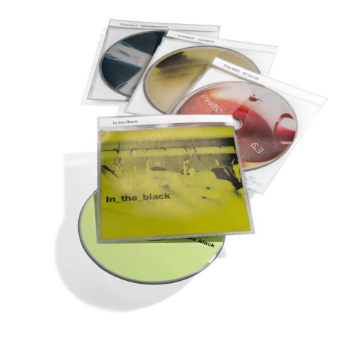 CD TOP COVER, kieszeń na CD z PP z  kieszenią na dokumenty i paskiem na opis /10szt/ Durable 