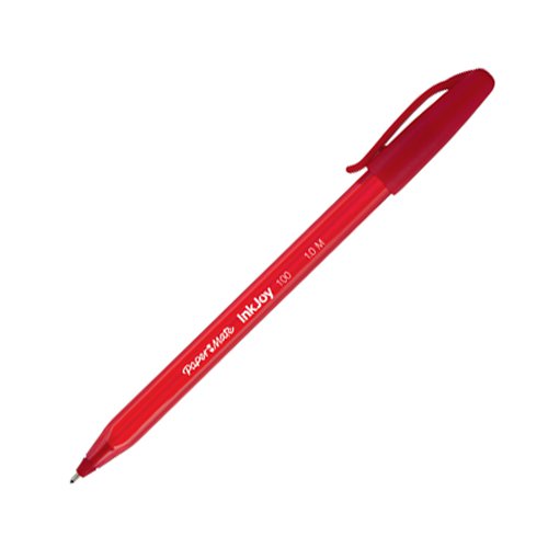 Długopis InkJoy 100 Cap Paper Mate czerwony S0957140