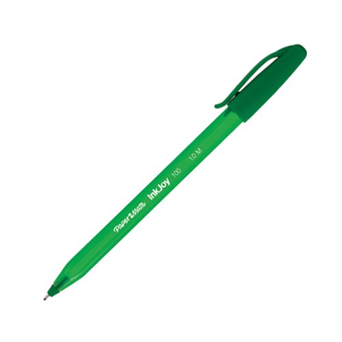 Długopis InkJoy 100 Cap Paper Mate zielony S0957150
