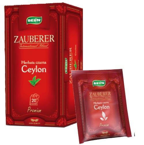 Herbata Czarna Ceylon W Kopertach (20 Szt.) ZAUBERER Belin ?? - Herbaty ...