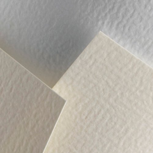Karton ozdobny standard 230g czerpany biały /20 ark/ Galeria Papieru