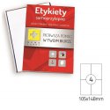 Etykiety samoprzylepne  105 x 148 mm  opak. 1000 szt. Dalpo 