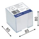 Kostka kubikowa biała nieklejona w plastikowym pojemniku LOBOS 85x85x80 