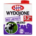 Mleko Mlekovita Wydojone bez laktozy 0,5L 3,2% /12 szt./