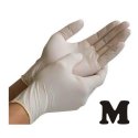 Rękawiczki lateksowe diagnostyczne ( 100 szt )  M