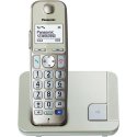 Telefon bezprzewodowy Panasonic KX-TGE210 PDN złoty - szampański