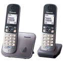 Telefon KX-TG 6812 Panasonic szary PDM